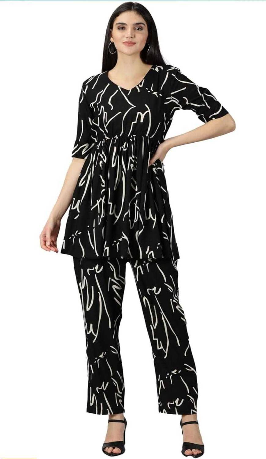 sunflower creation Top Pant Co-ords Set