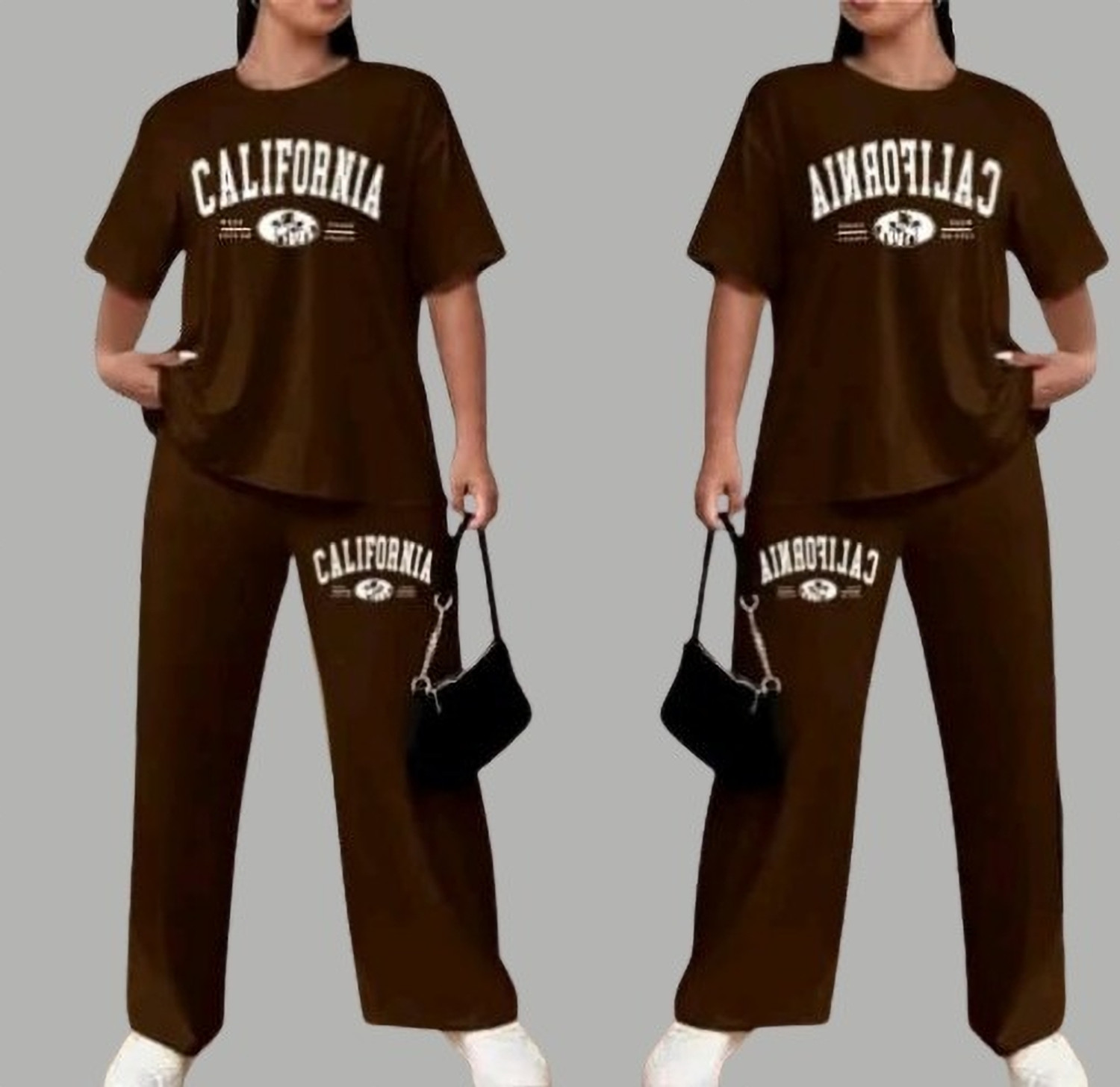 Image of Bombshell Tshirt Palazzos Co-ords Set