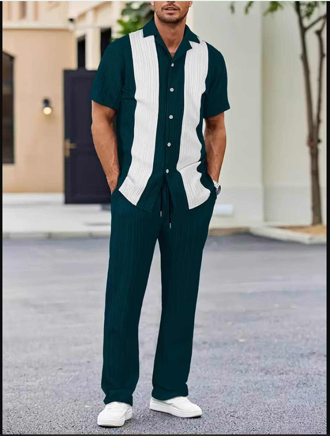 VEDCLOTHPVTLTD Shirt Pant Co-ords Set - Image 3