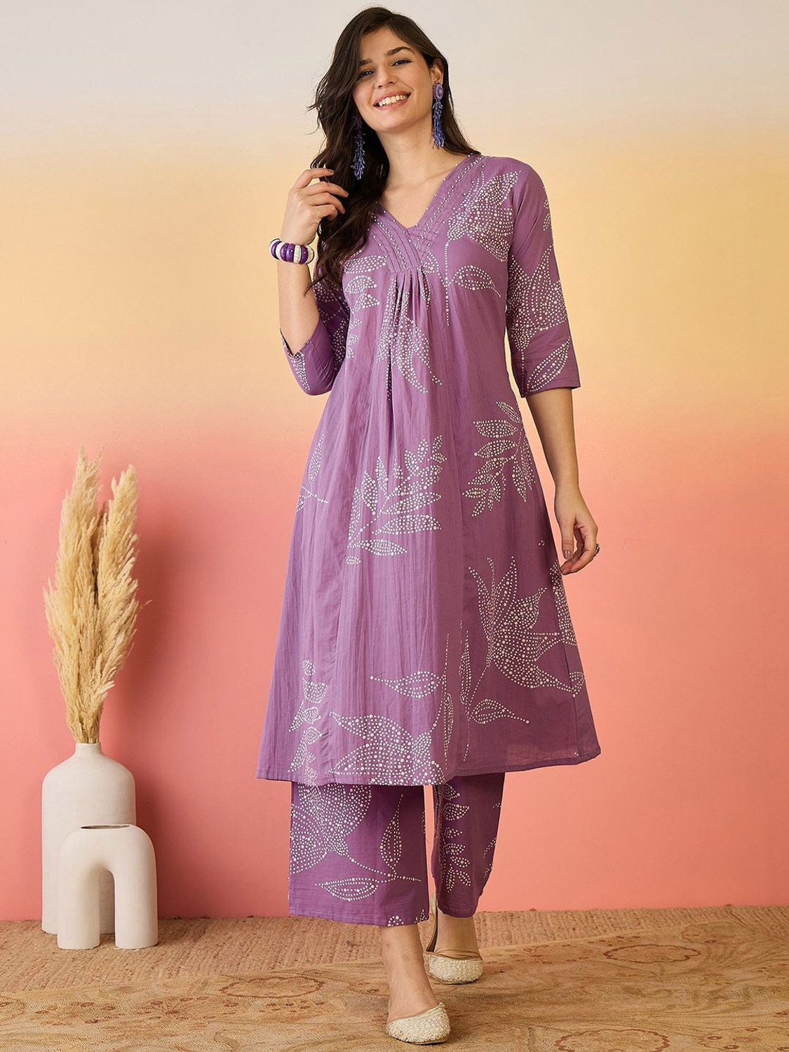 Image of Sijopa Tunic Palazzos Co-ords Set