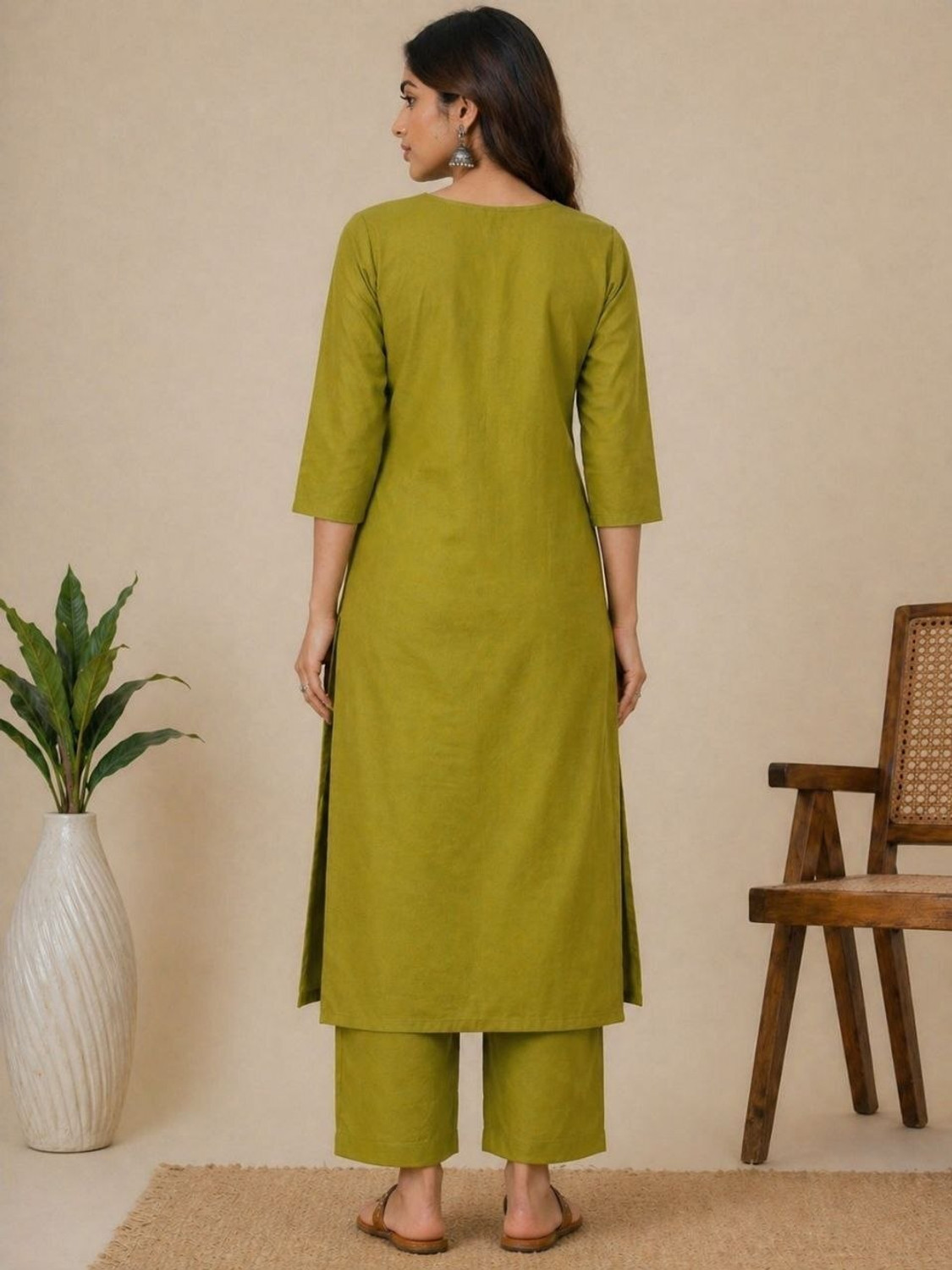 Image of ANJANA FASHION Women Kurta Pant Set