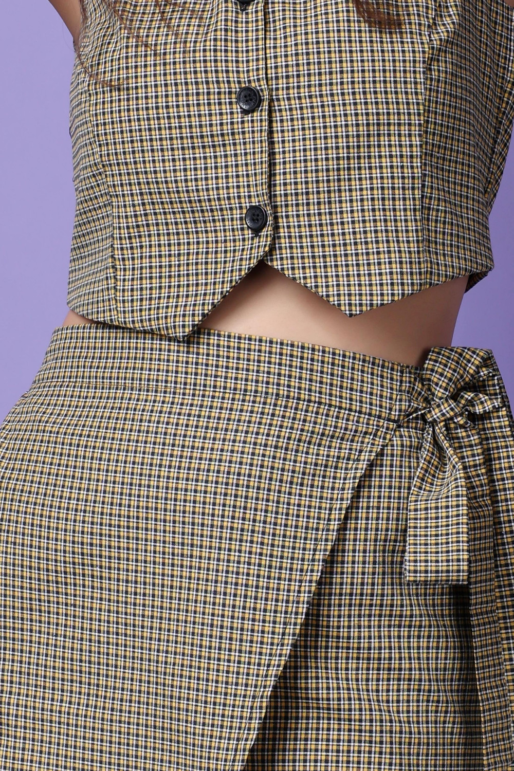 Image of POPWINGS Top Skirt Co-ords Set