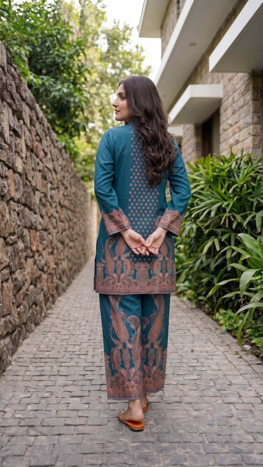 Image of Sretan Tunic Palazzos Co-ords Set