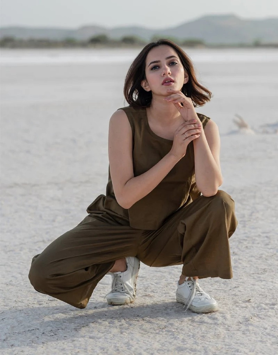Image of FABNEX Top Palazzos Western Set