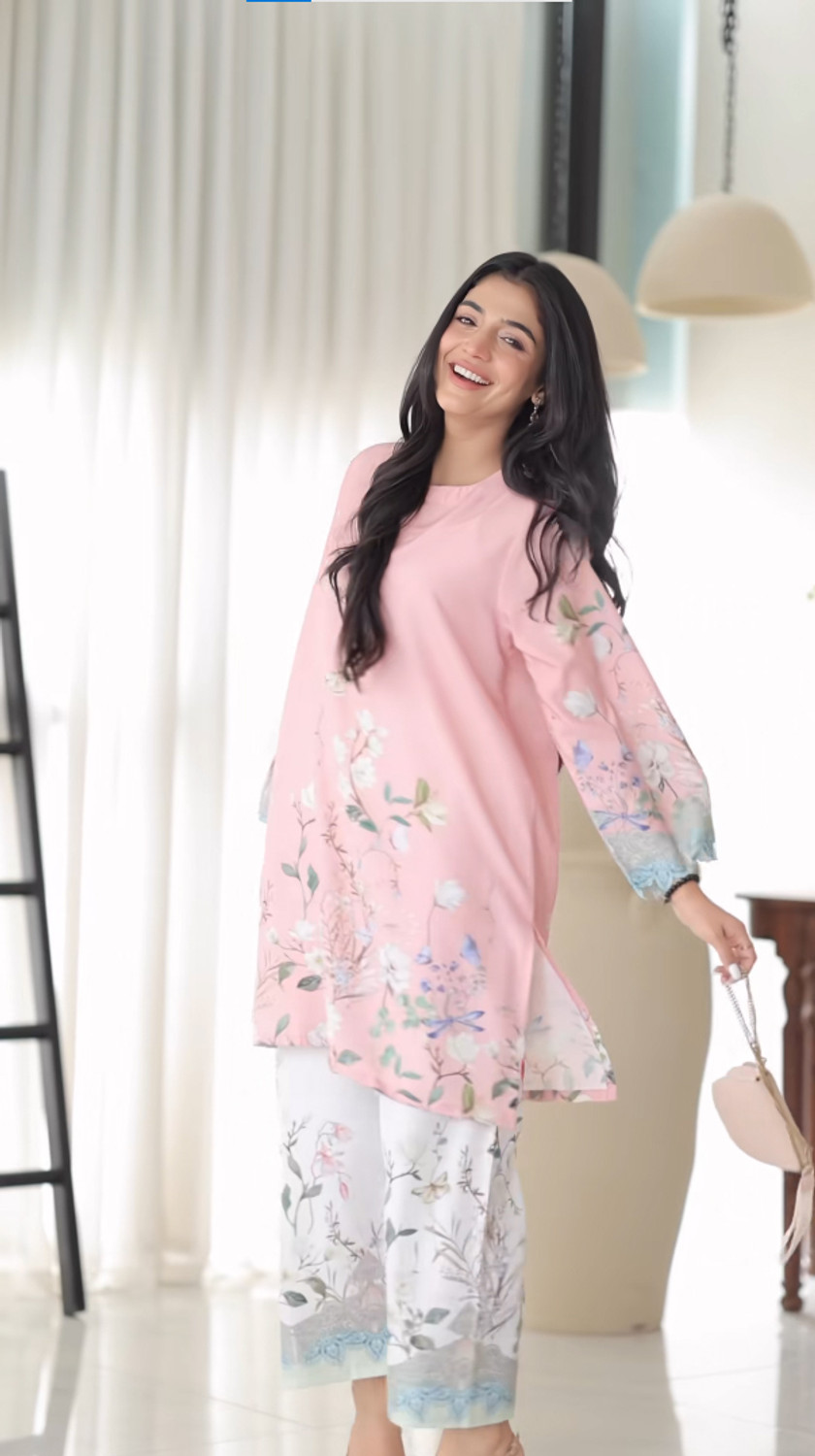Image of SREEYONA CLOTHING Tunic Palazzos Co-ords Set
