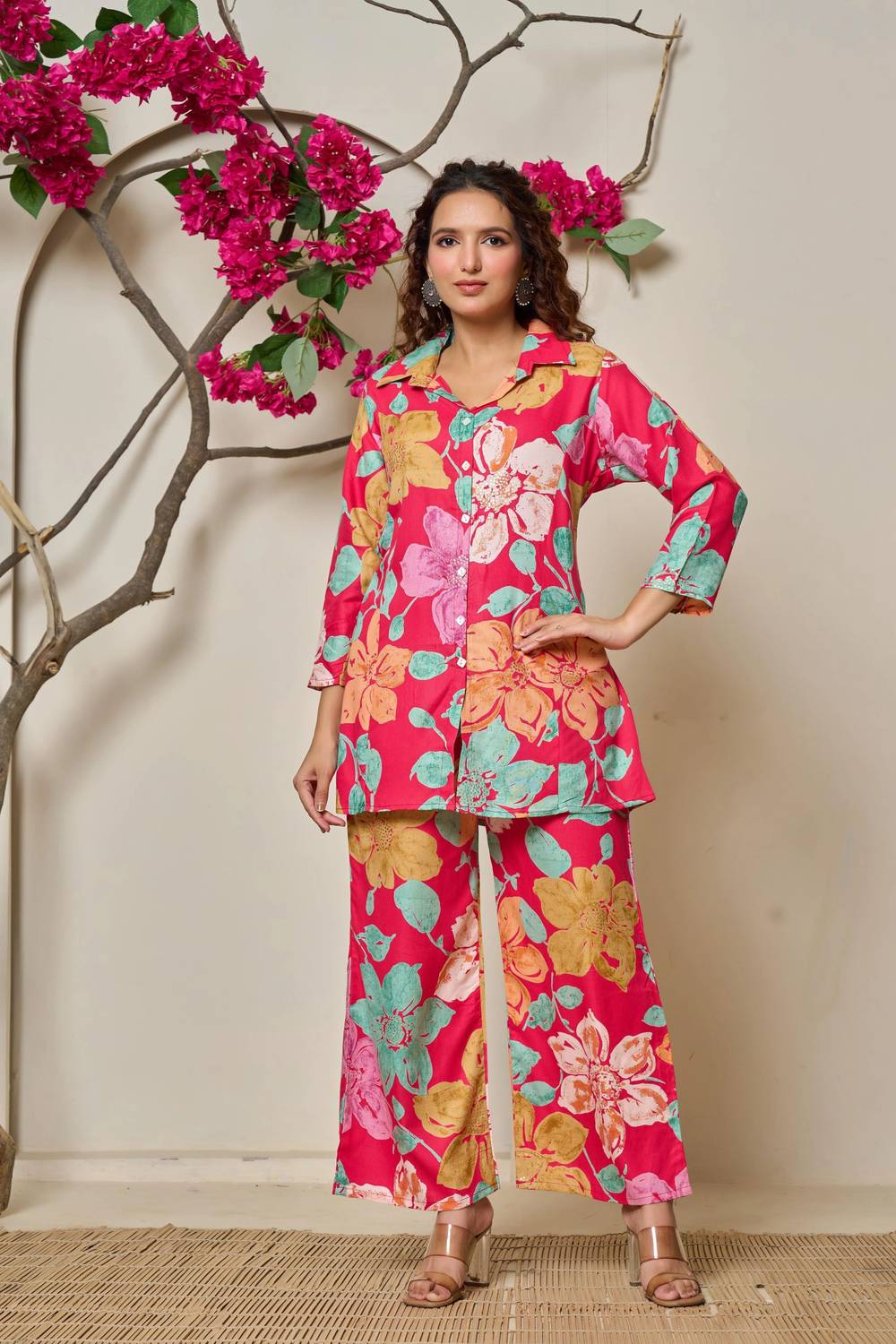 Banwaree Top Palazzos Co-ords Set