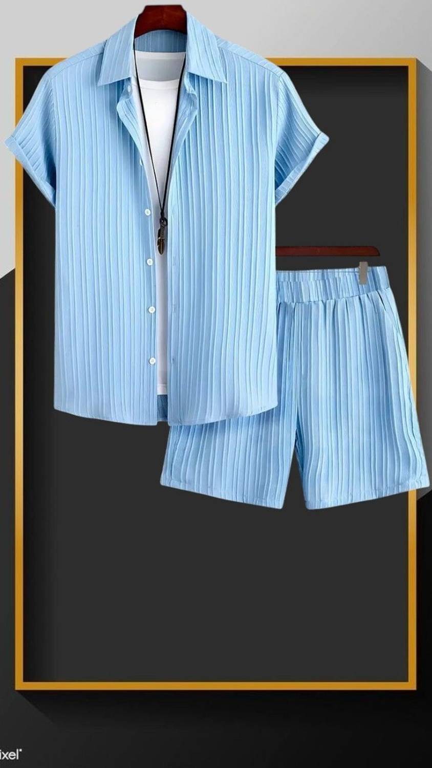 7starenterprise7 Shirt Chino Shorts Co-ords Set