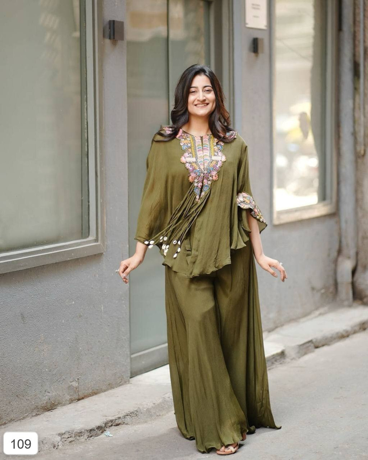 Image of Nejadhari Fshion Tunic Palazzos Co-ords Set