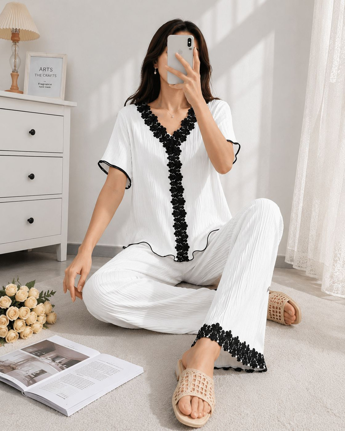 Image of Dossier's Tunic Palazzos Co-ords Set