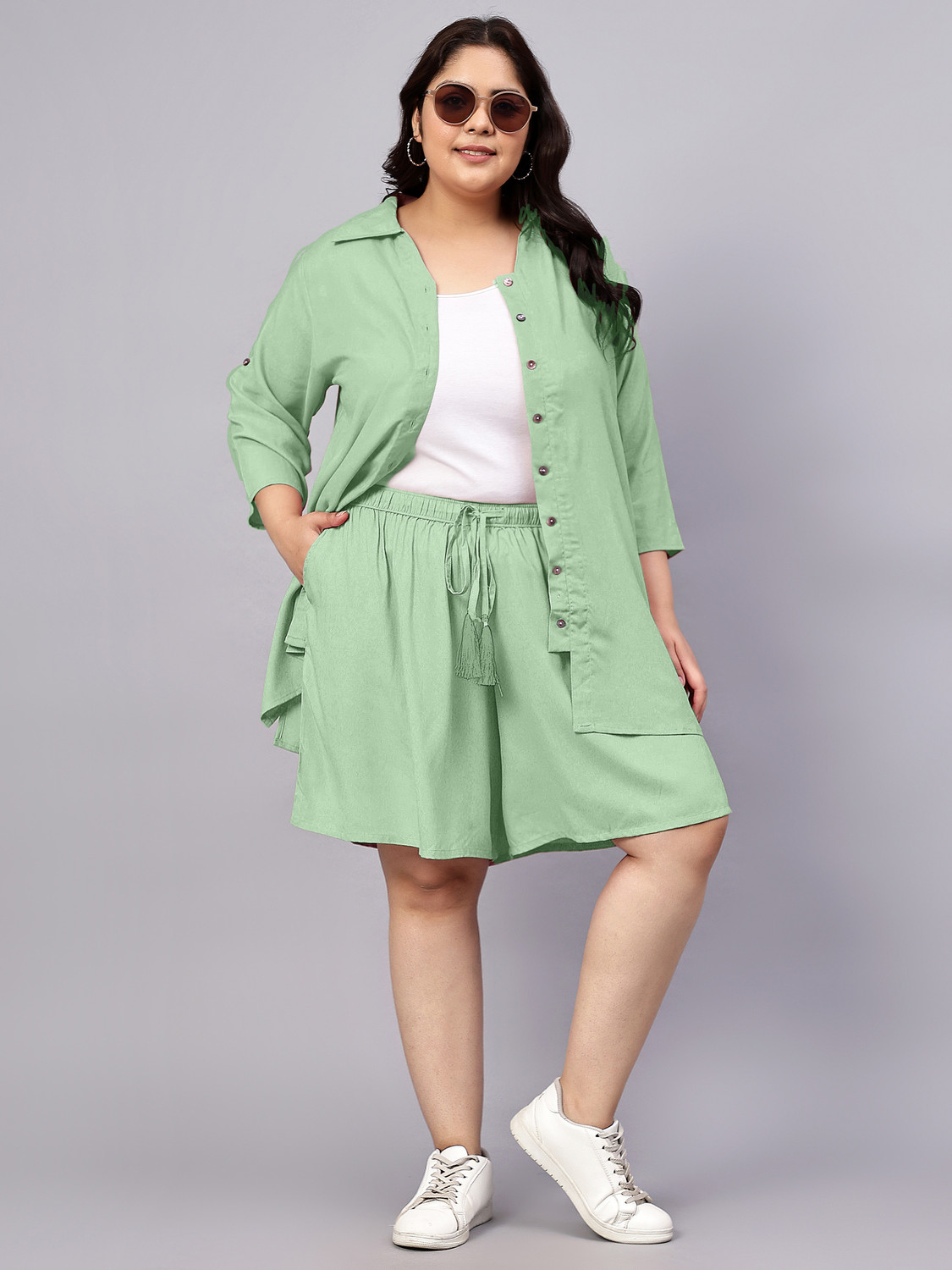 Image of indietoga Shirt Regular Shorts Co-ords Set