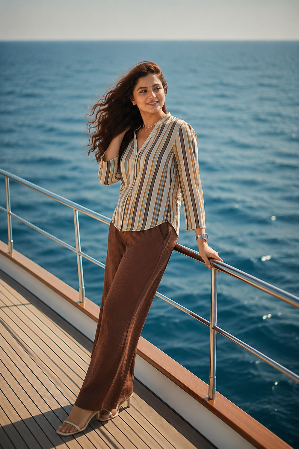 Image of GOPI SAREE Top Pant Co-ords Set