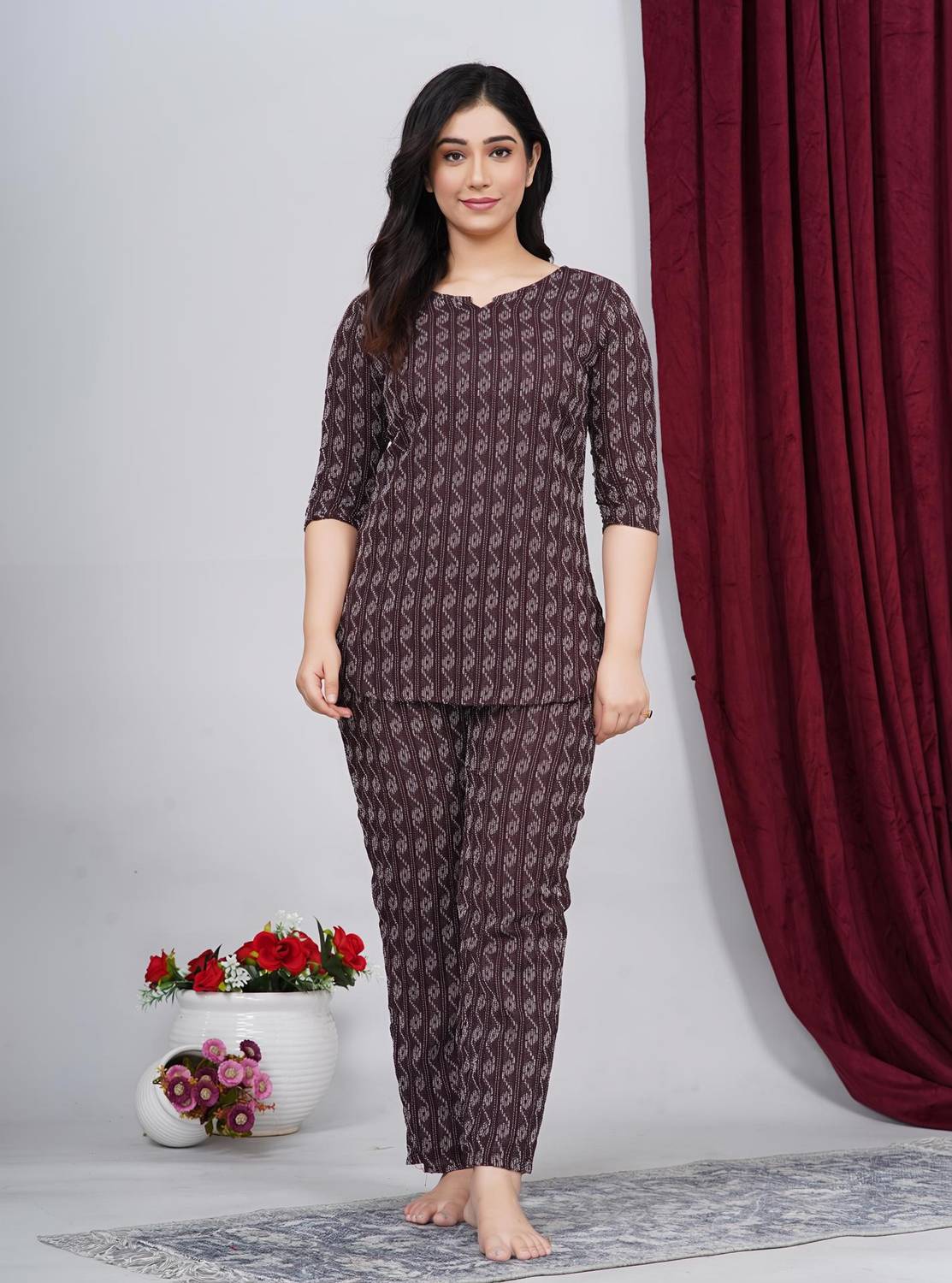 77Taj7 Top Pant Co-ords Set