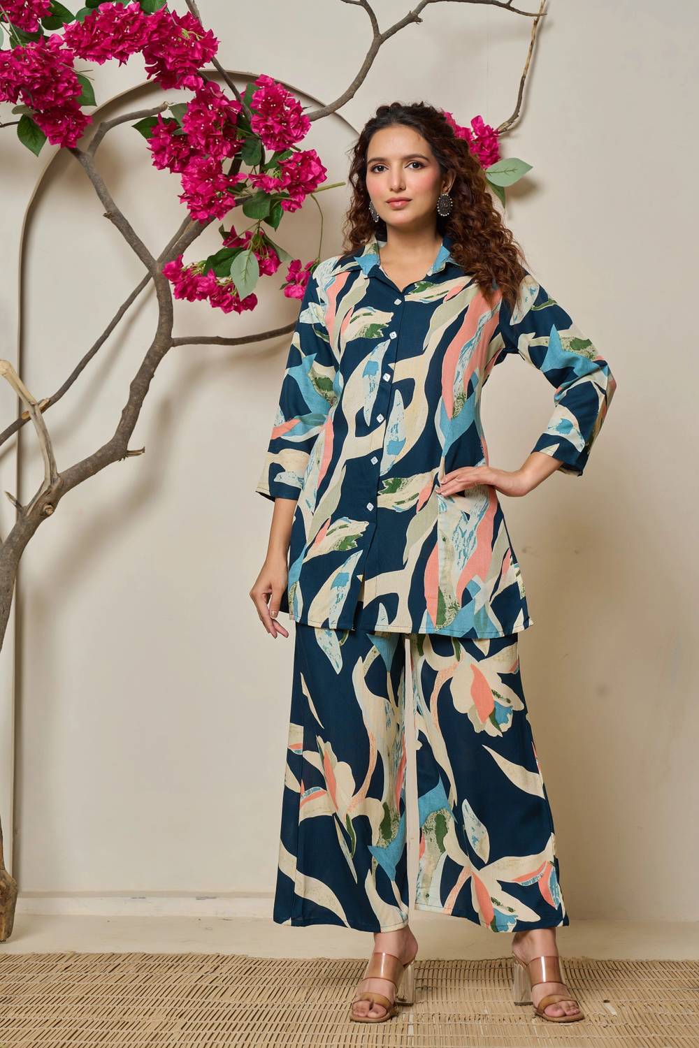 Banwaree Top Palazzos Co-ords Set