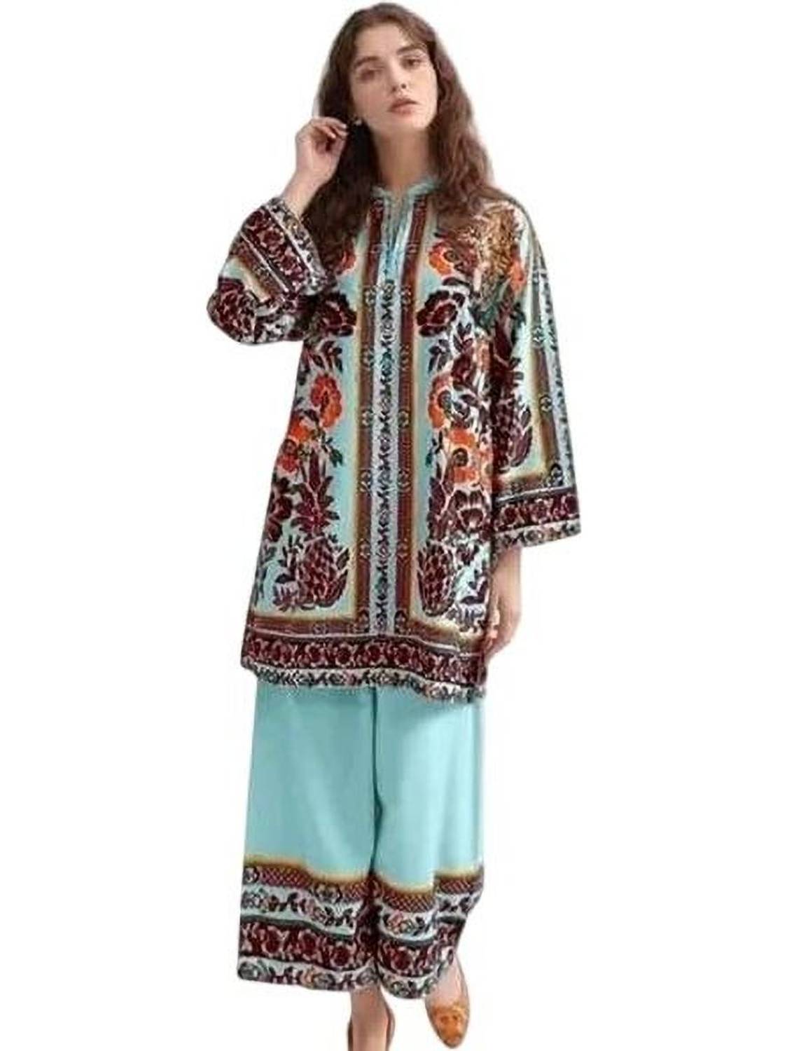 Brahmani Fashion Tunic Palazzos Co-ords Set