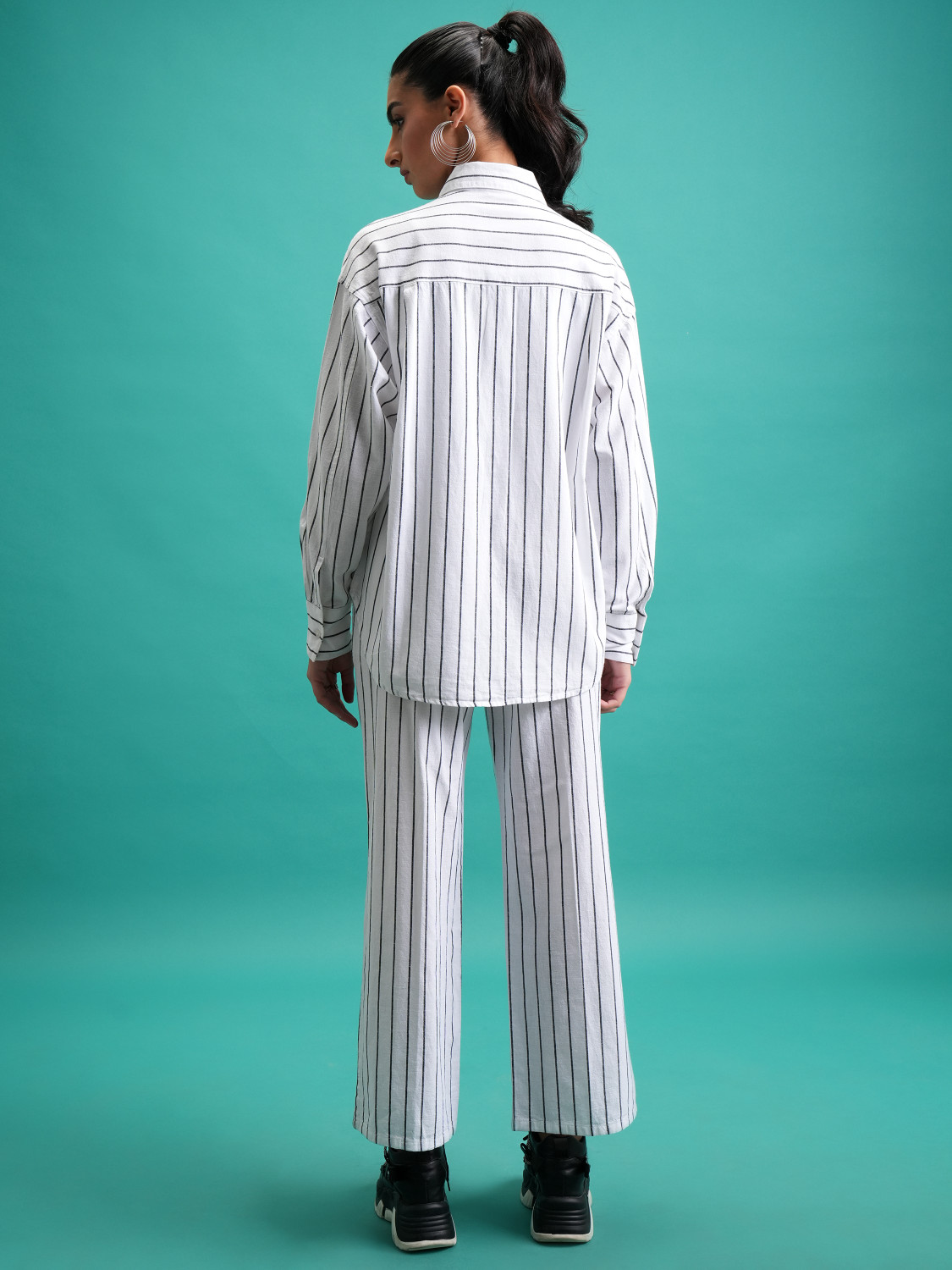 Image of Tokyo Talkies Top Pant Co-ords Set with Blazer