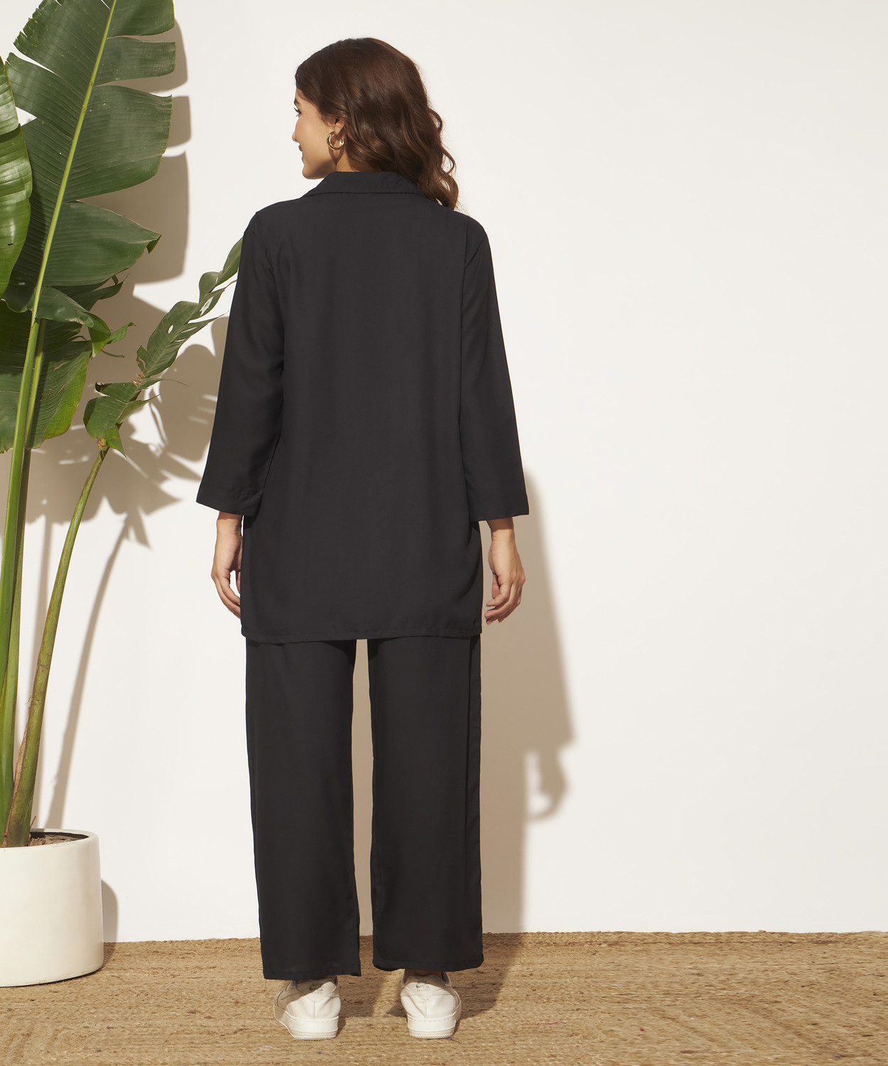 Image of CANBLAR Shirt Palazzos Co-ords Set