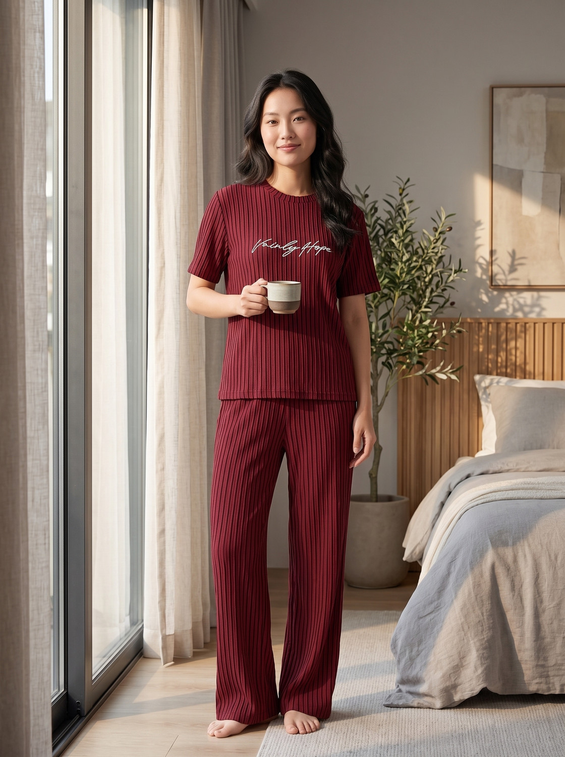 Image of Lugo Top Palazzos Co-ords Set