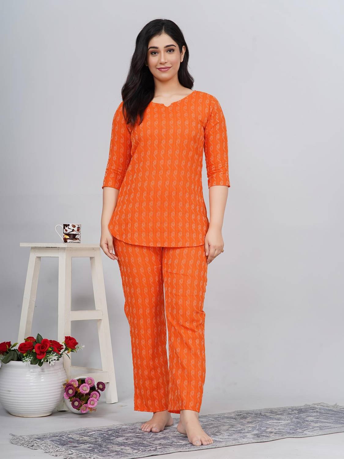 77Taj7 Top Pant Co-ords Set
