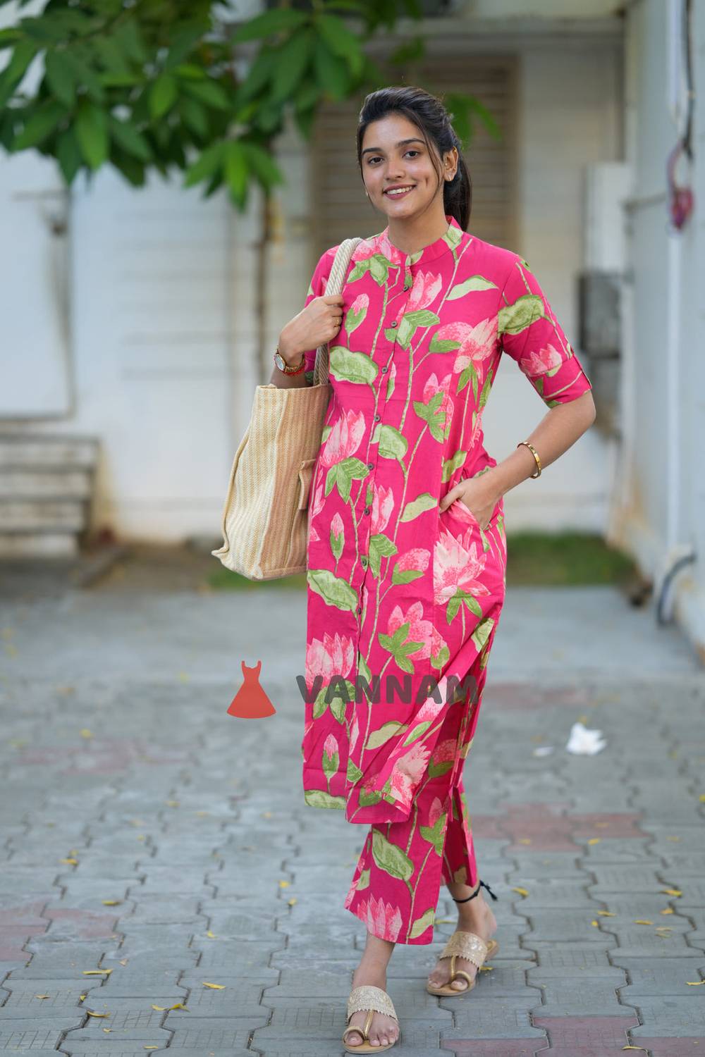 ALADNA Tunic Pant Co-ords Set