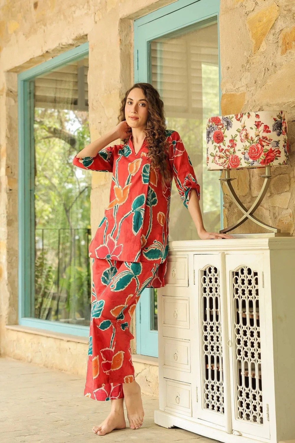 Image of Leriya Fashion Tunic Pant Co-ords Set