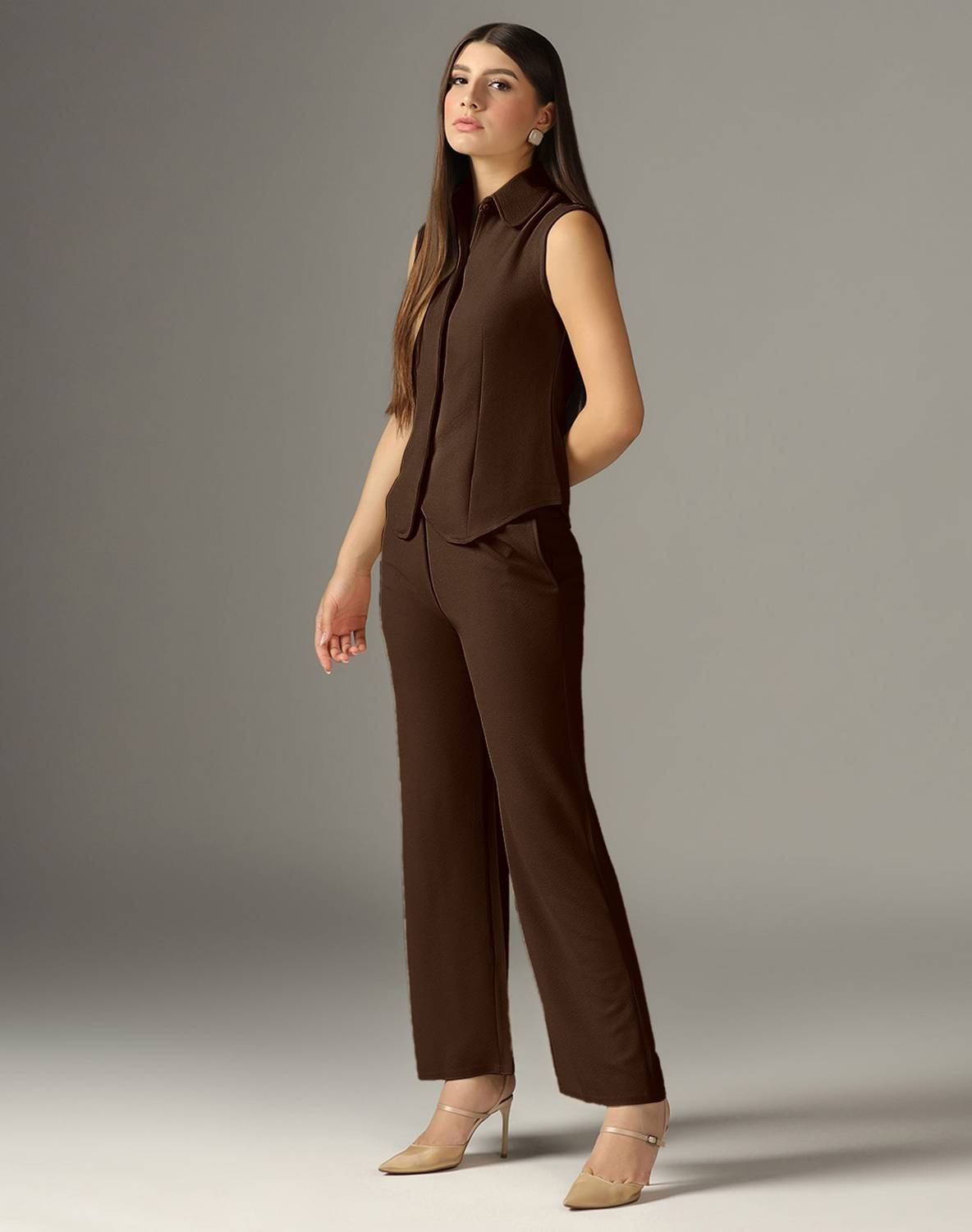Selvia Shirt Pant Co-ords Set - Image 3