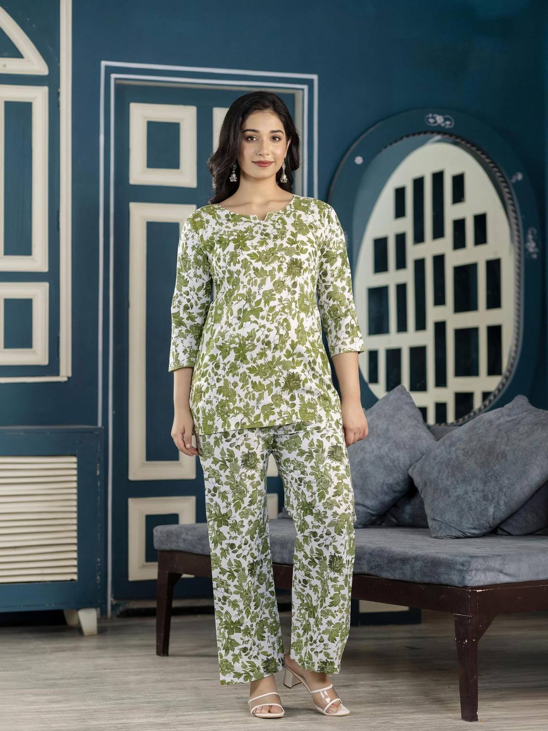 Adnika collection Top Palazzos Co-ords Set