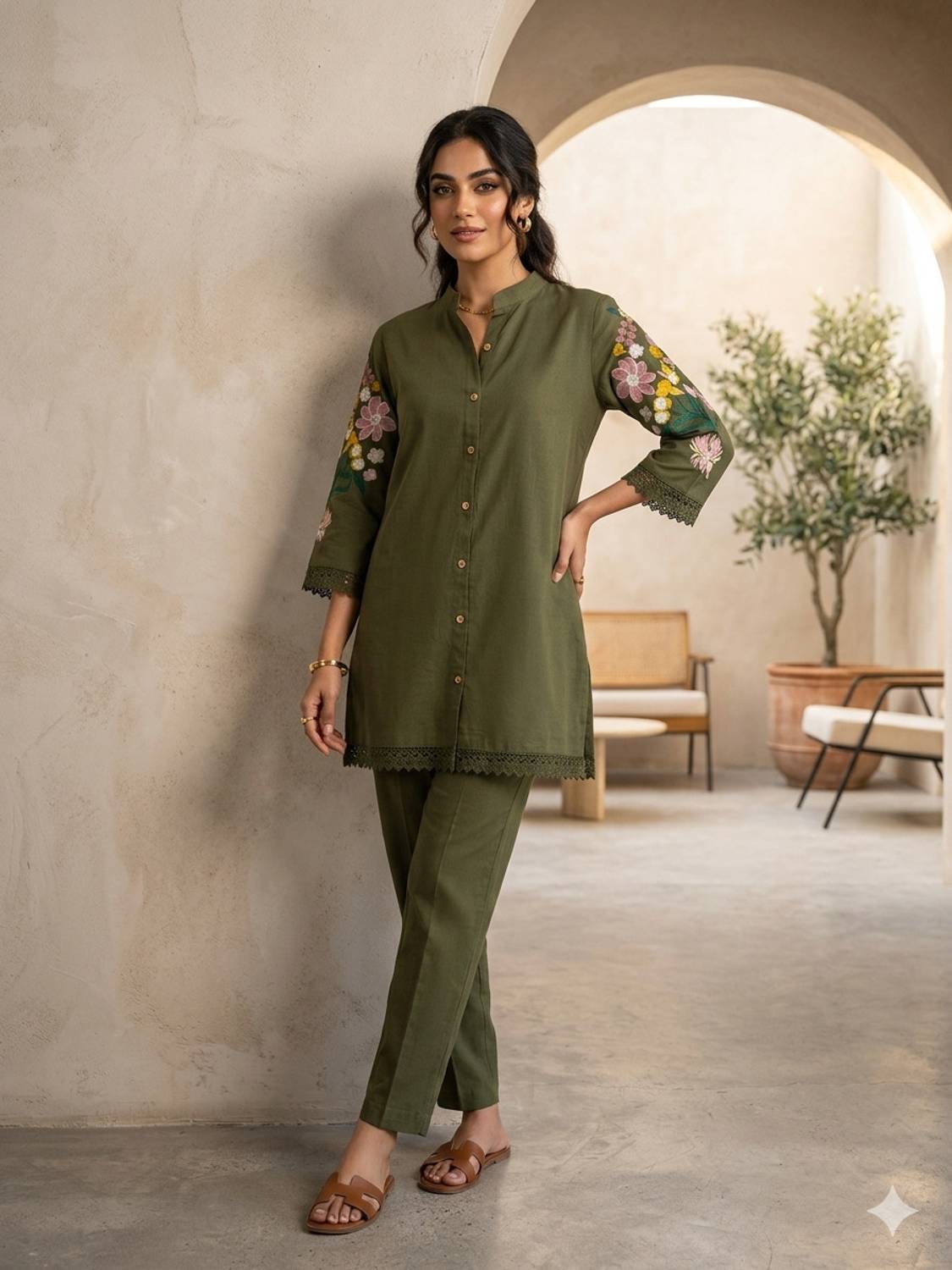 Alzara Top Pant Co-ords Set