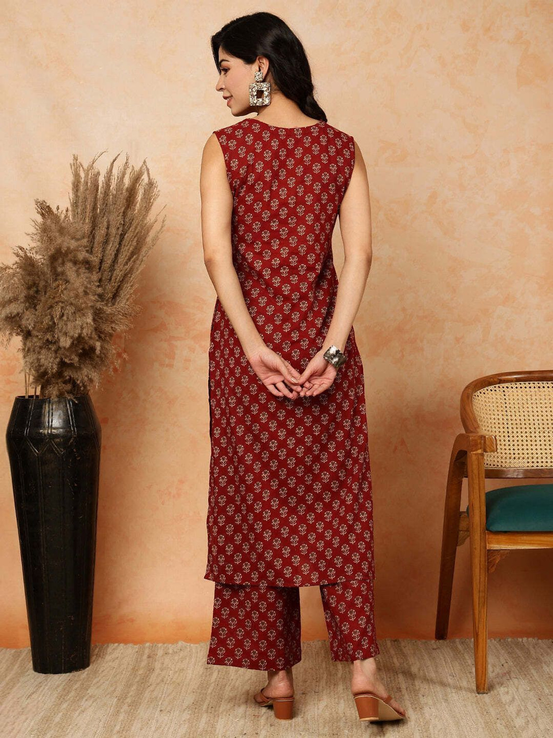 Image of GYANI CREATION Women Kurta Palazzo Set