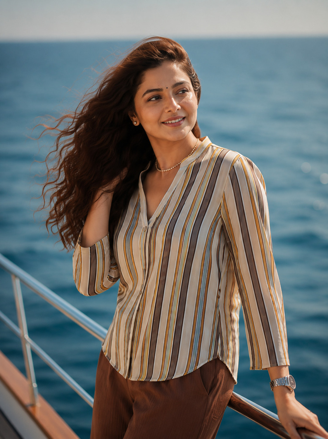 Image of GOPI SAREE Top Pant Co-ords Set