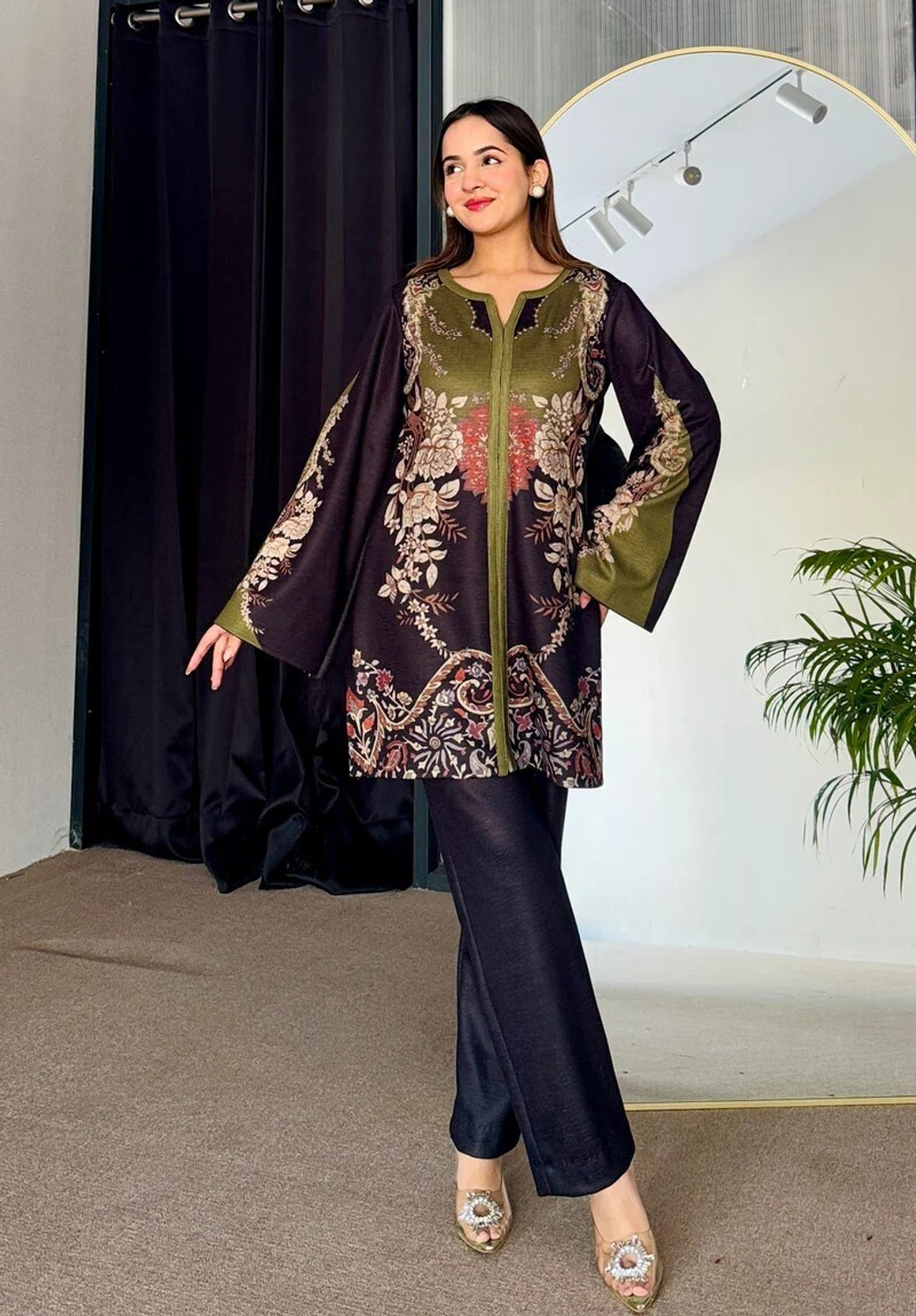 Image of HouseOfCommon Tunic Palazzos Co-ords Set