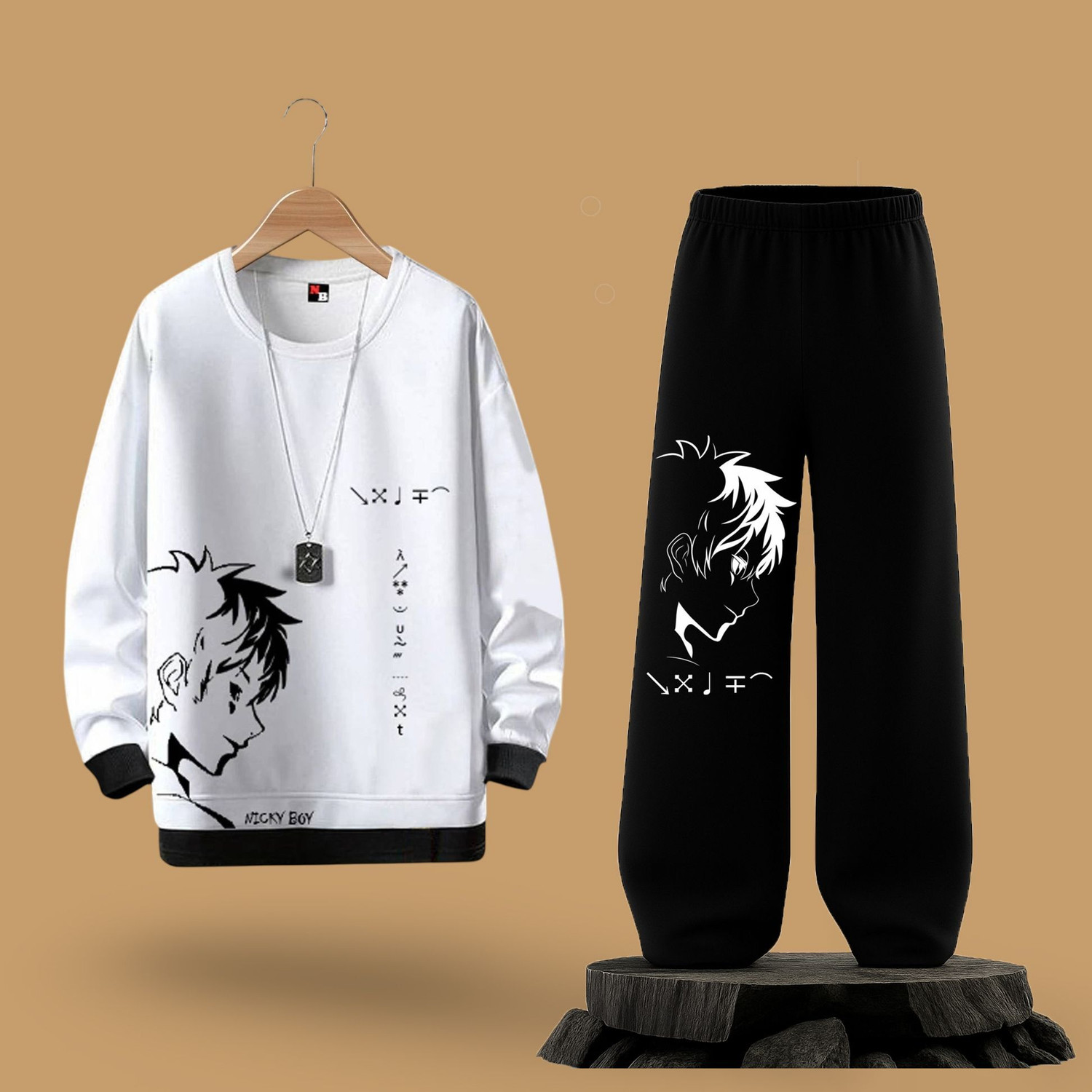 Image of NB NICKY BOY Tshirt Pant Co-ords Set
