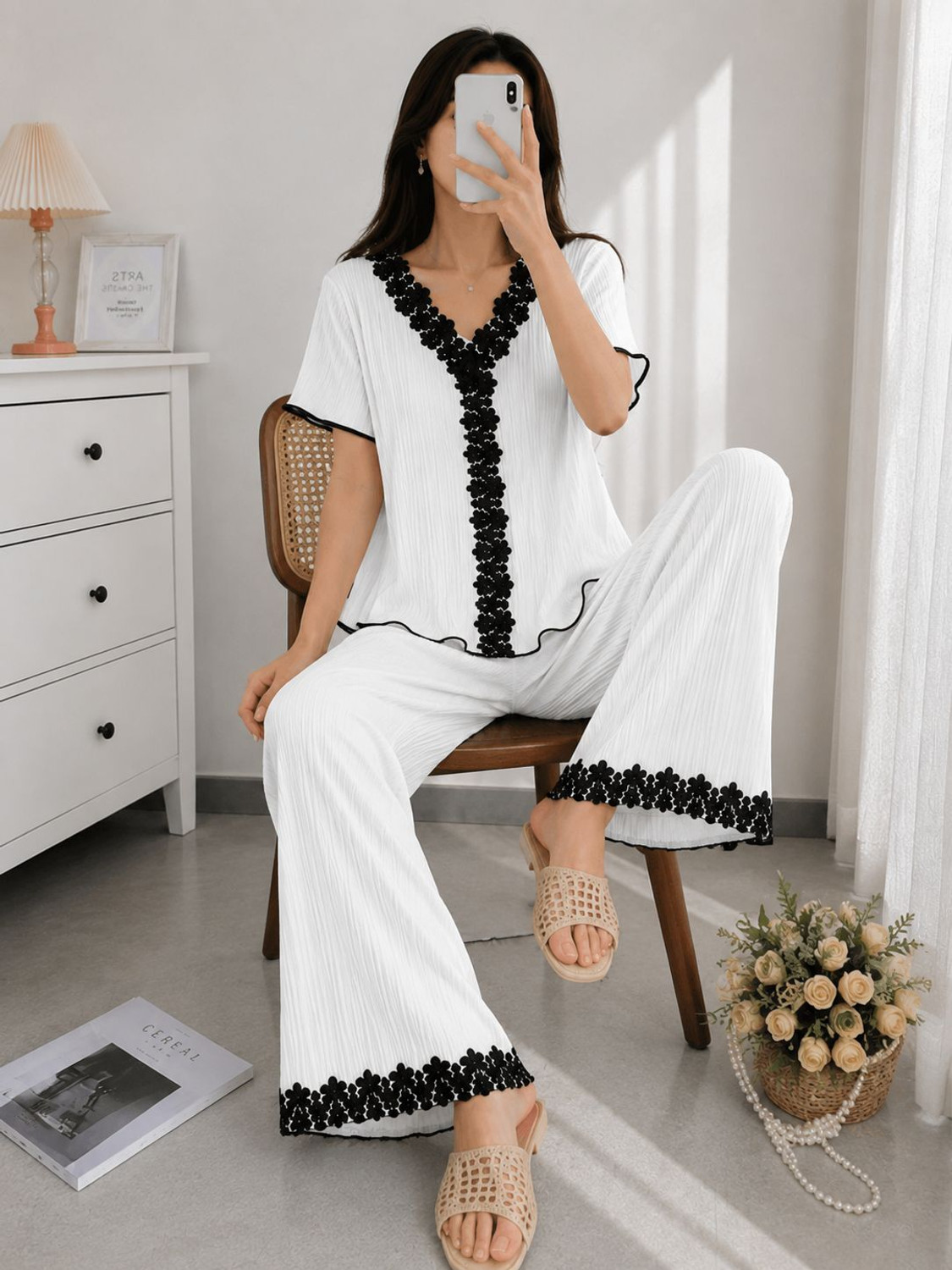 Image of Dossier's Tunic Palazzos Co-ords Set