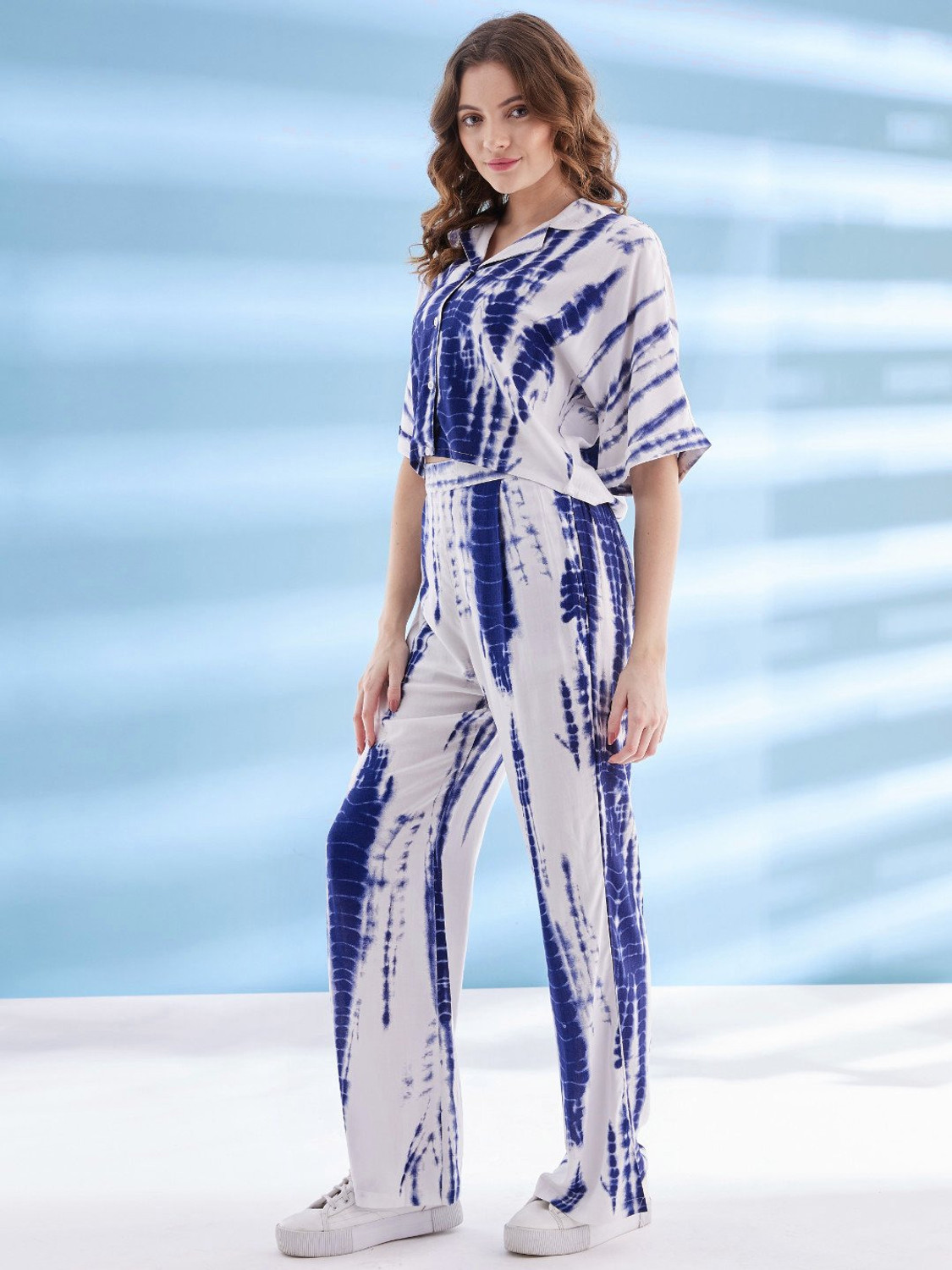 Image of ALADNA Tunic Palazzos Co-ords Set