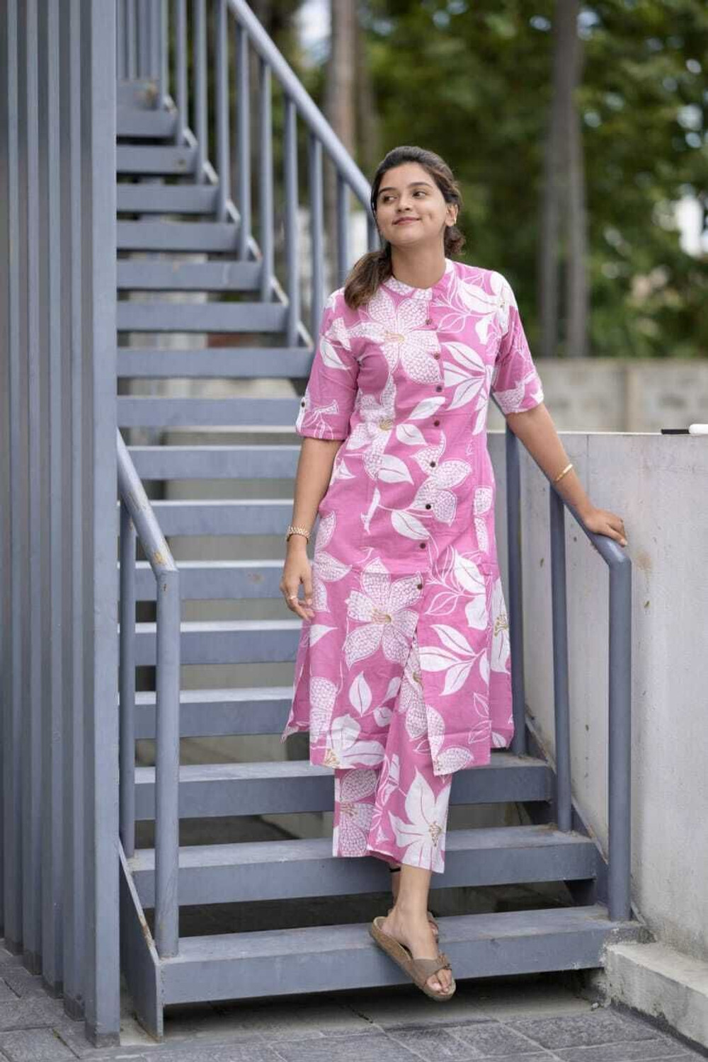Image of Galbaliya Tunic Palazzos Co-ords Set