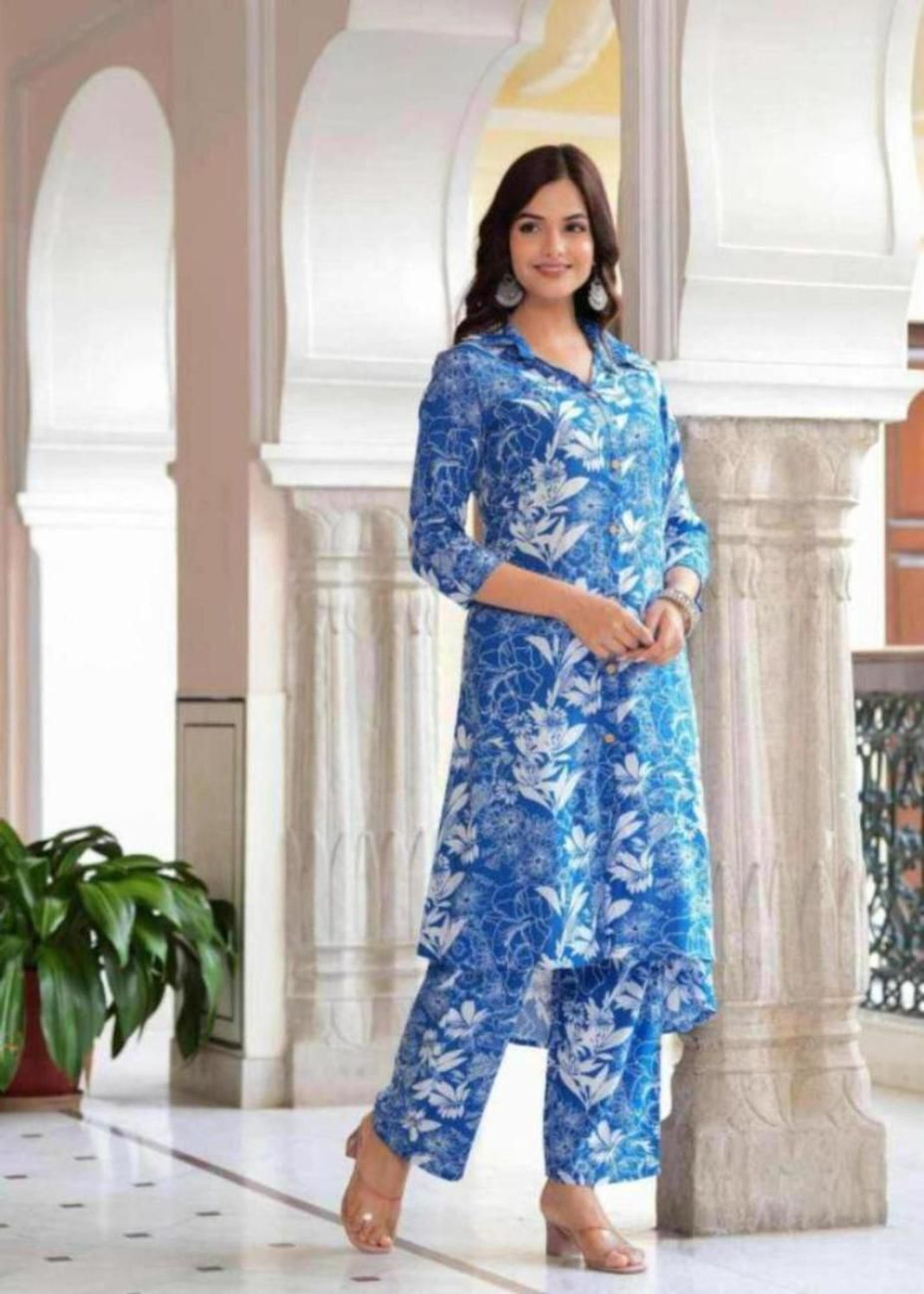 Image of HouseOfCommon Tunic Palazzos Co-ords Set