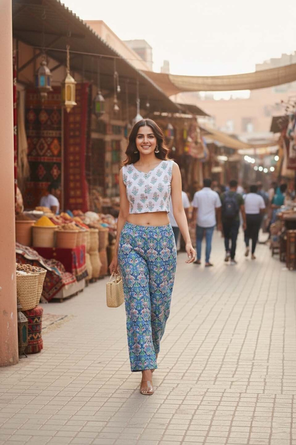 Image of Leriya Fashion Top Palazzos Co-ords Set