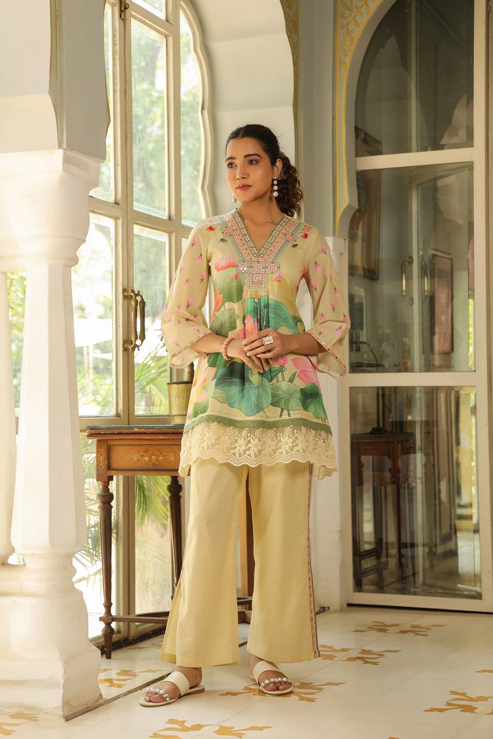 aaraas Tunic Pant Co-ords Set