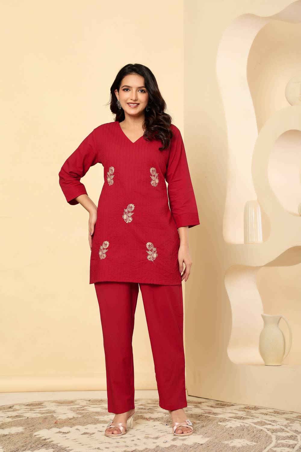 AARIKAARI Top Pant Co-ords Set