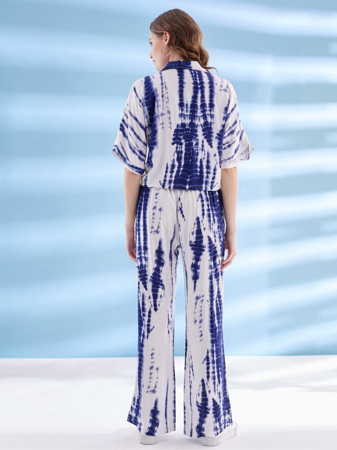Image of ALADNA Tunic Palazzos Co-ords Set