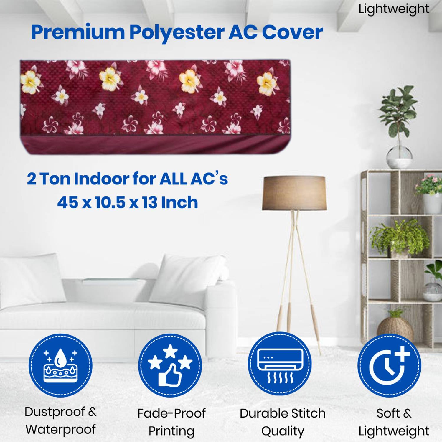 AMEEDARSHAN Air Conditioner  Cover for 2 Ton