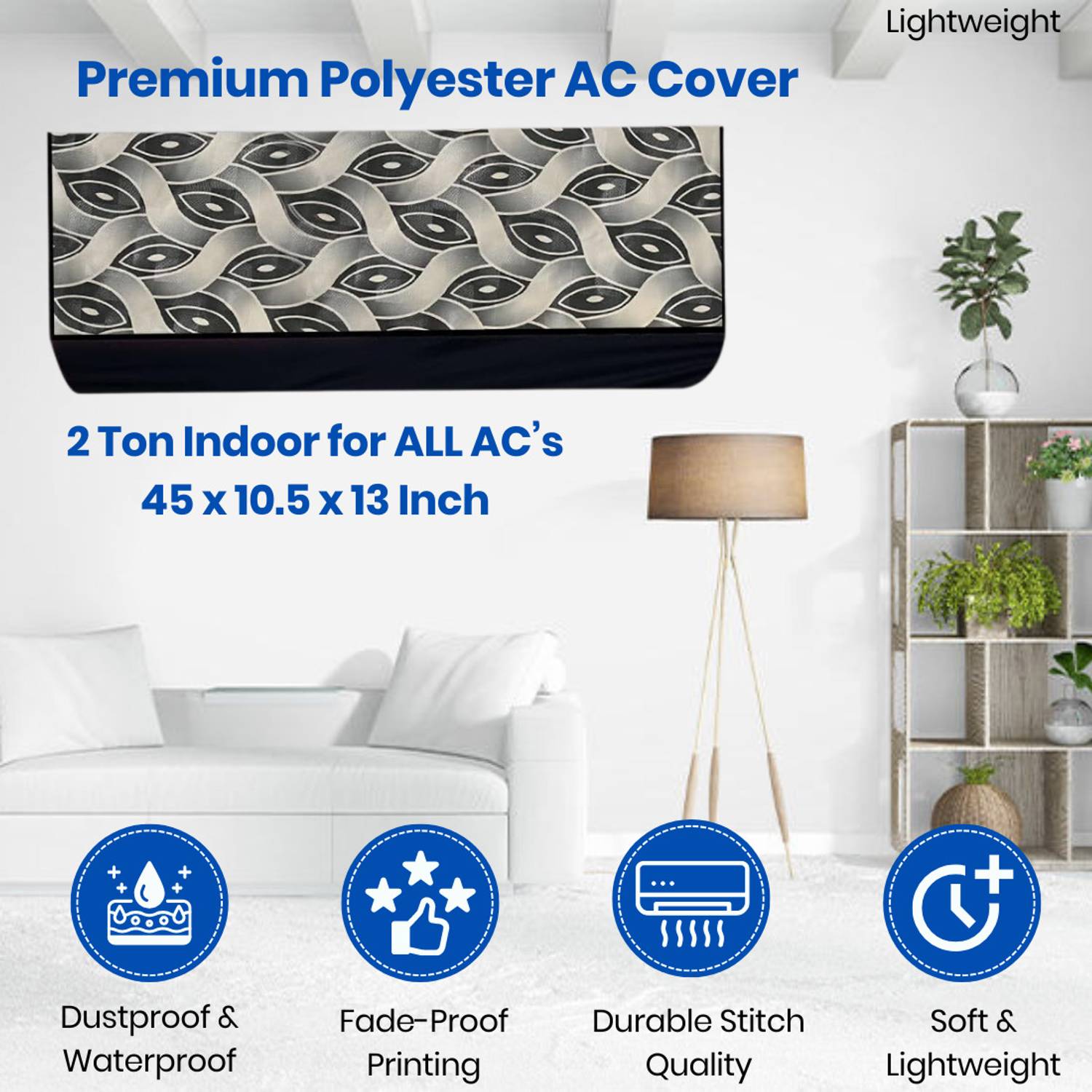 AMEEDARSHAN Air Conditioner  Cover for 2 Ton