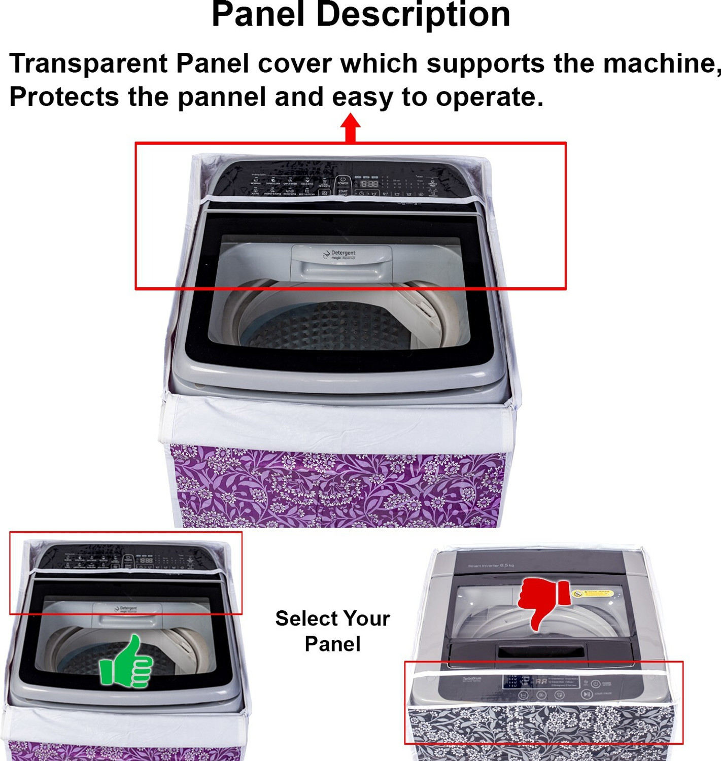Image of Classic Top Loading Washing Machine Cover