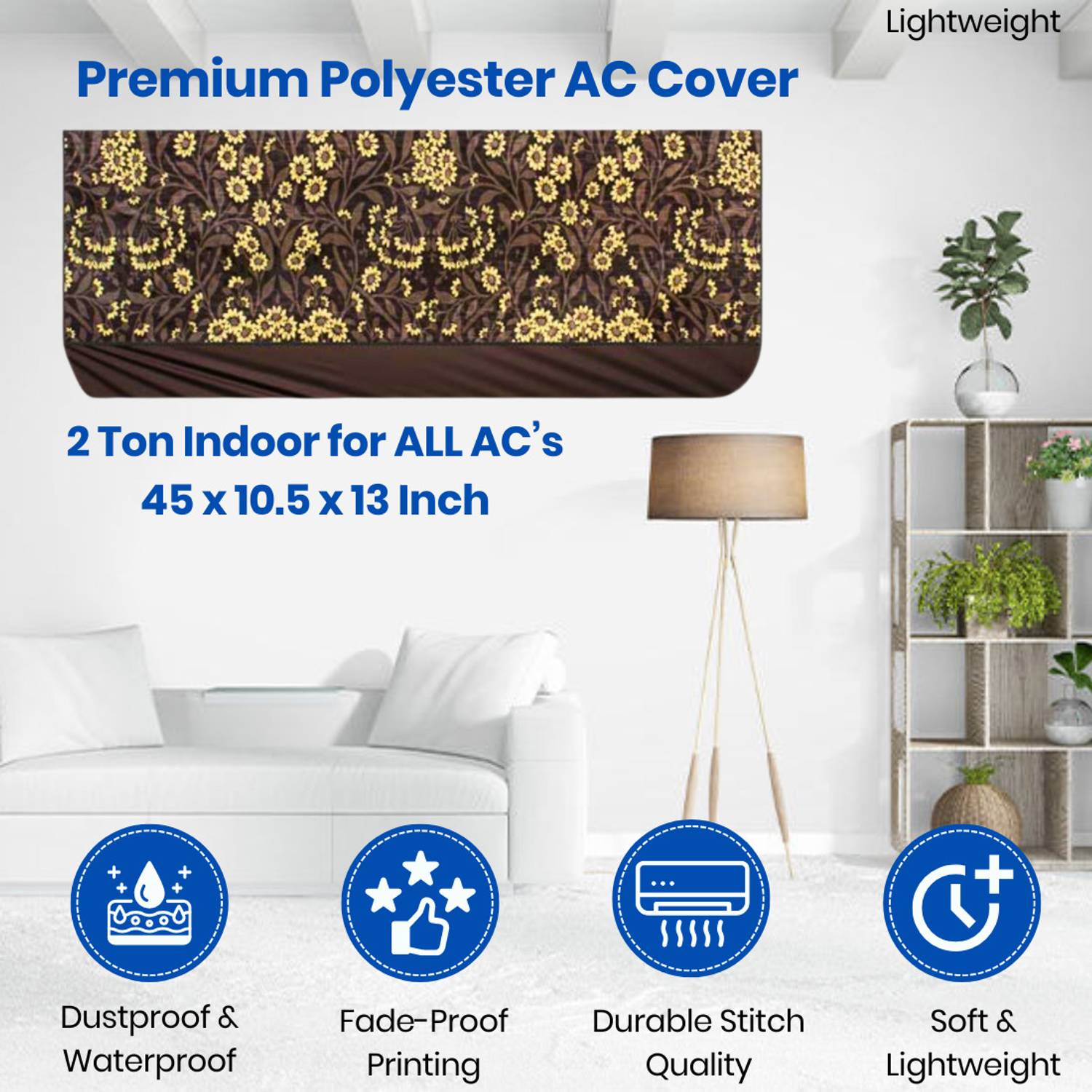 AMEEDARSHAN Air Conditioner Cover for 2 Ton