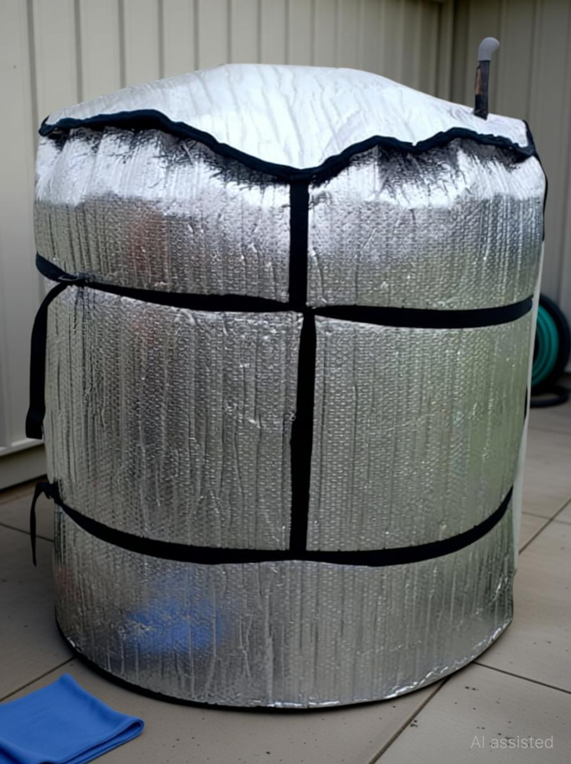 Image of Lipzie Water Tank Insulation Cover Heat Proof 1000 L Water Tank