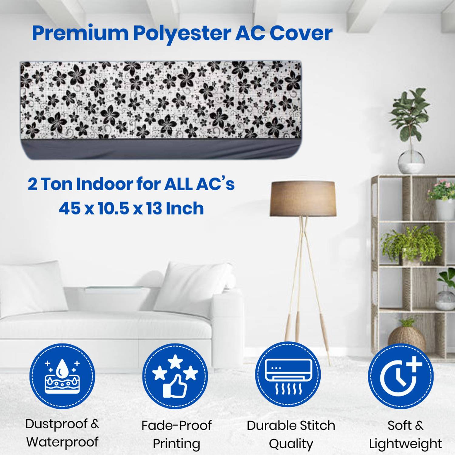 AMEEDARSHAN Air Conditioner  Cover for 2 Ton