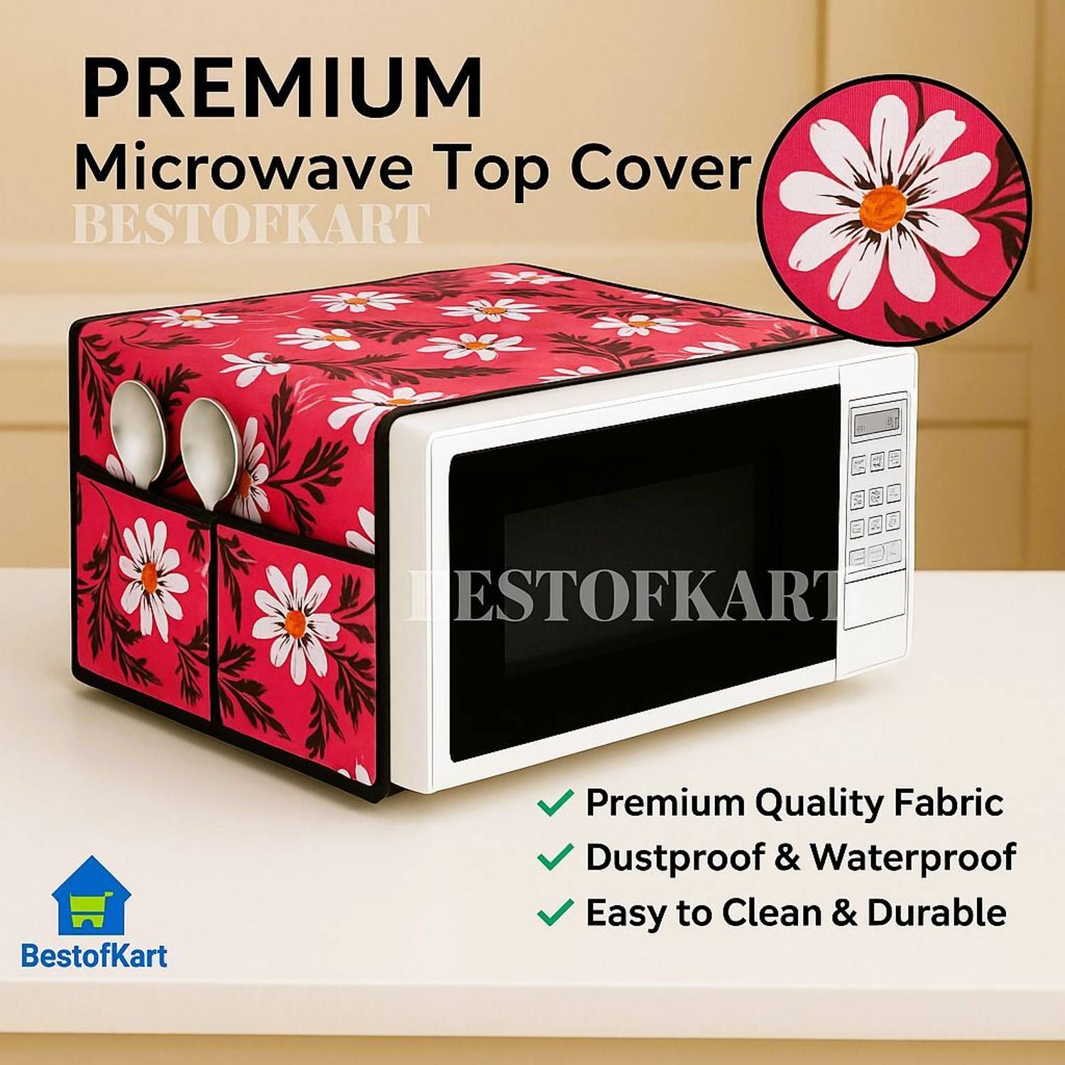 BESTOFKART Microwave Oven  Cover