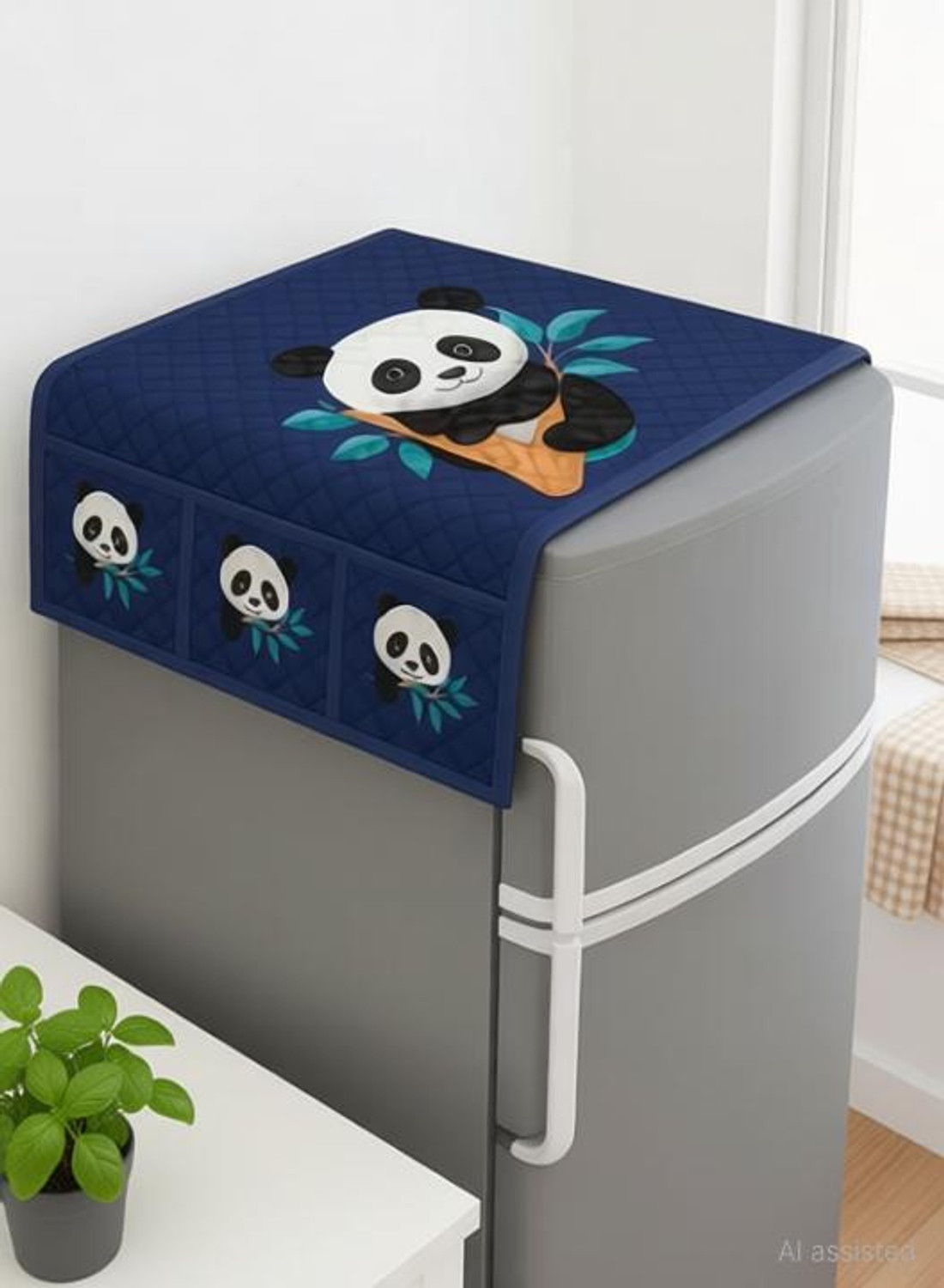 Image of HOME LIVING Refrigerator Cover