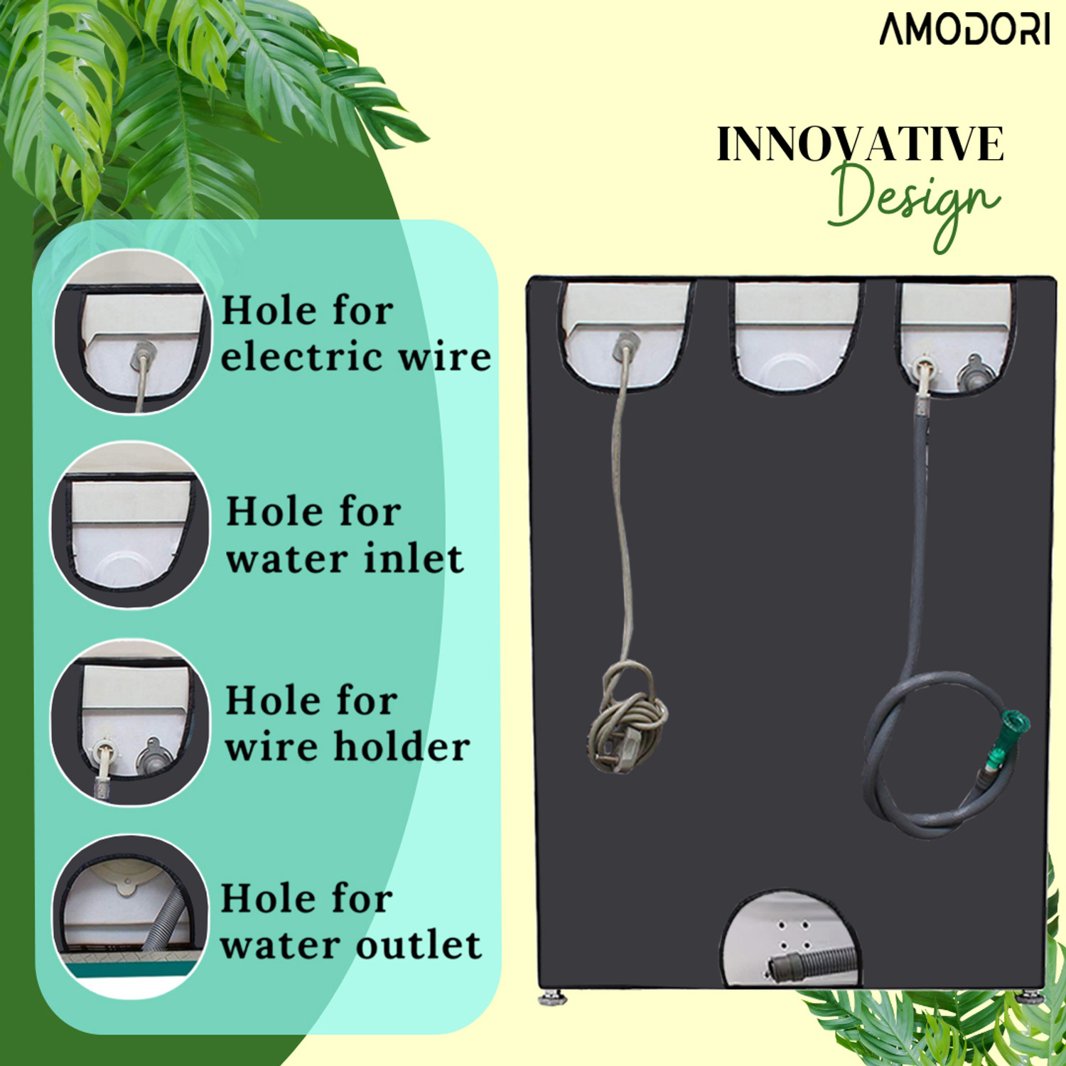 Image of Amodori Front Loading Washing Machine Cover