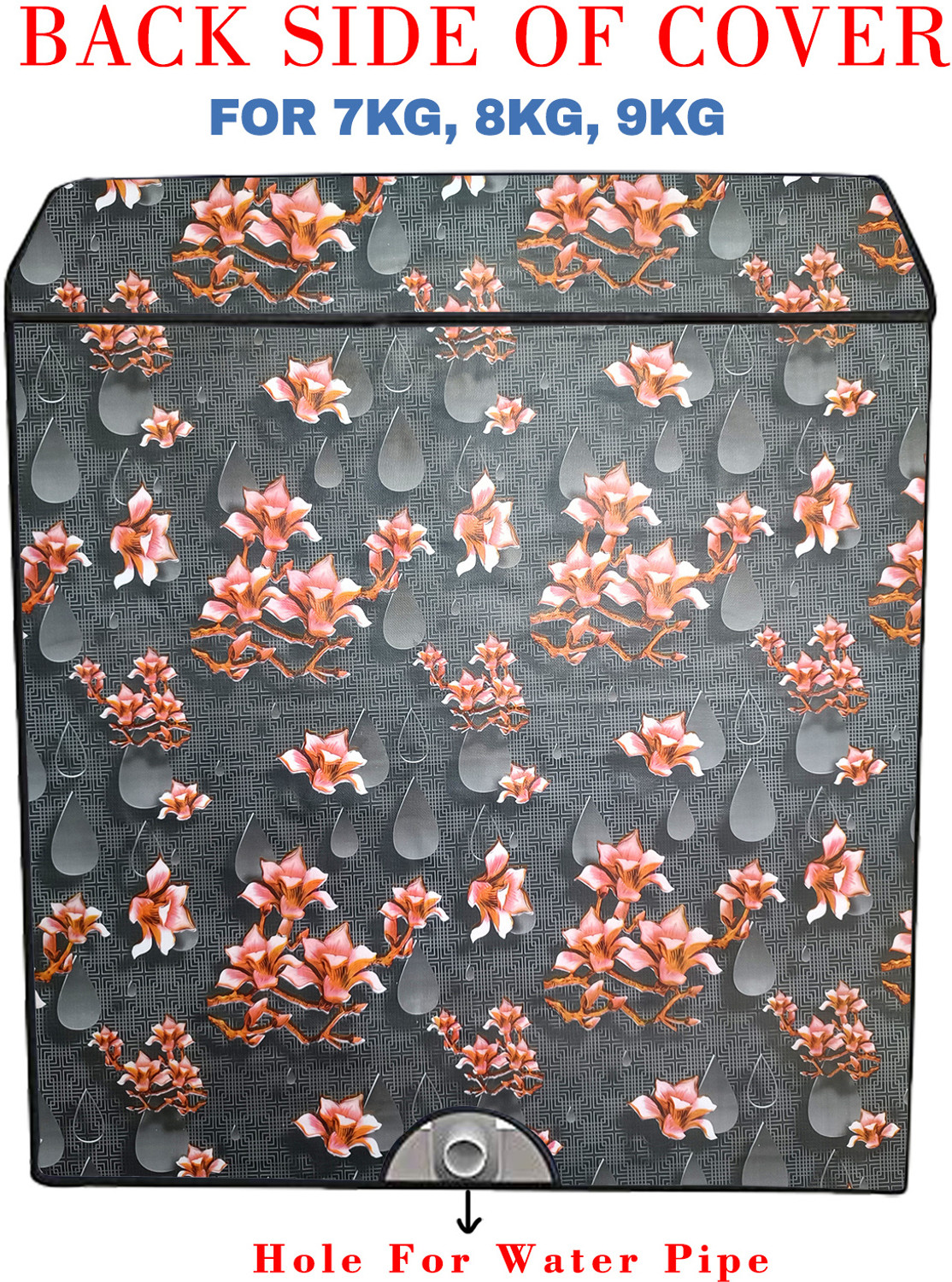 Image of COVSHACK ' Semi-Automatic Washing Machine Cover for 7 to 8 Kg