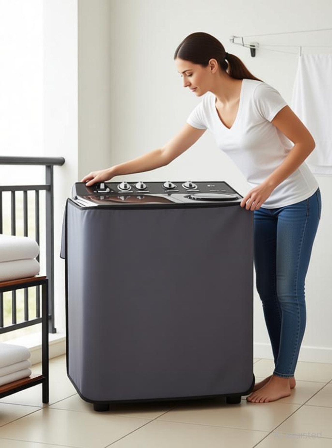 Image of Umang Semi-Automatic Washing Machine Cover